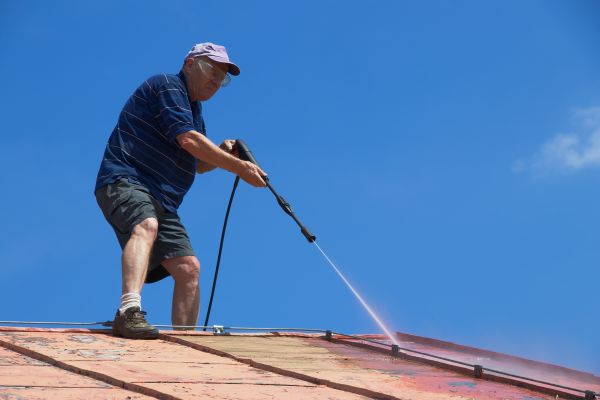 Aluminum Roof Surface Cleaning